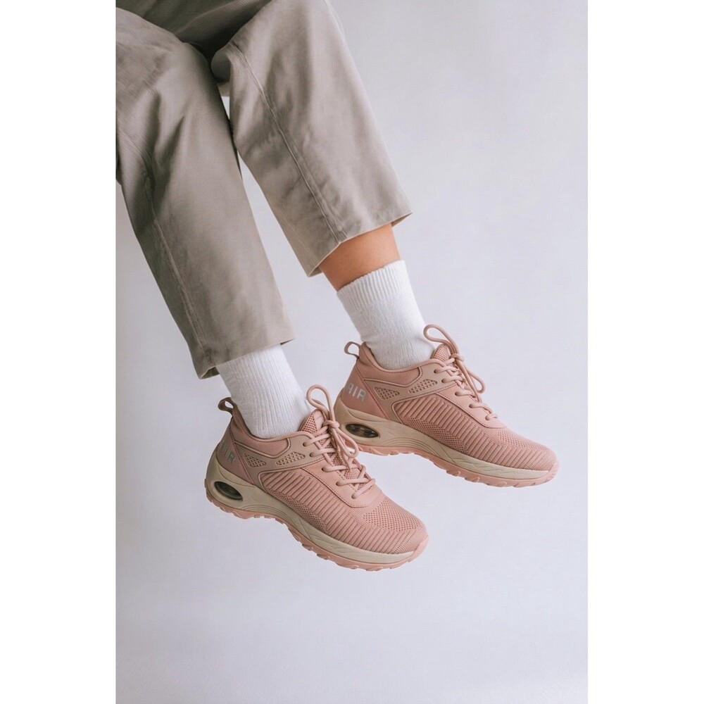 Slow Man Walking Shoes Women Size 7.5 Pink  Air Cushion Breathable Sneaker